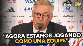 CANTOU ATÉ O HINO! ANCELOTTI FALA SOBRE A VITÓRIA DO BRASIL CONTRA A ESCÓCIA NA COPA | COPAZONA