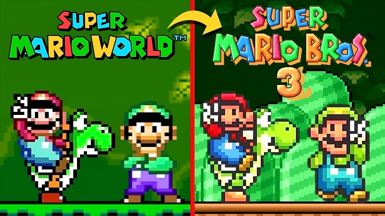 What if Super Mario World had SMB3 All-Stars GFX & Sprites! - YouTube