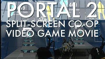 Video Game Movie of "Portal 2" - Split-Screen Co-op (Xbox 360)