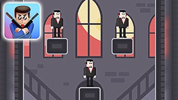 Mr Bullet - Spy Puzzles Gameplay Walkthrough | Level 203 - 228 (iOS, Android)