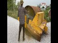 Amazing Restoration Rusty Old Road Roller From Construction Site #roadroller #roller #restoration