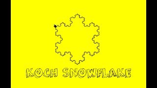 #HowToMake - Koch Snowflake in Python [FRACTAL]
