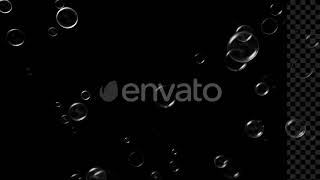 Bubbles Slowly Rising 4K | Motion Graphics - Envato elements