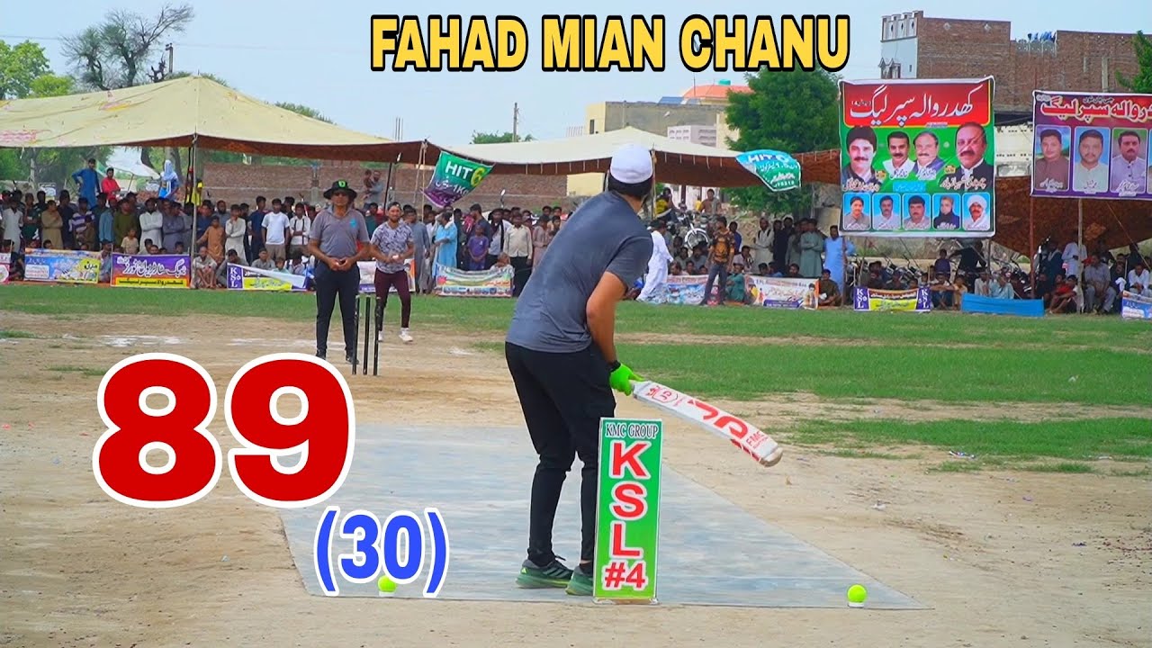 BIG MATCH NEED 89 IN 30 BALLS FAHAD MC ADIL SUHAWA VS NASIR PATHAN ...