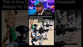 China's robot soldiers in combat training #robotics #military #china