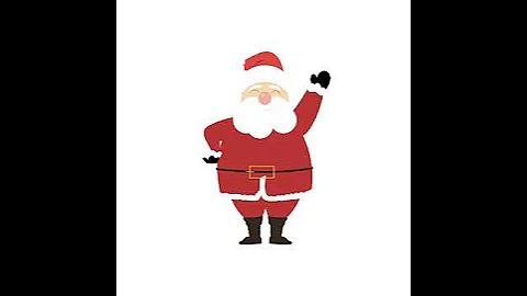 Santa Greeting (Ho! Ho! Ho!) Merry X-Mas