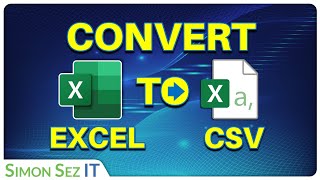 Converting Microsoft Excel Files to CSV Format