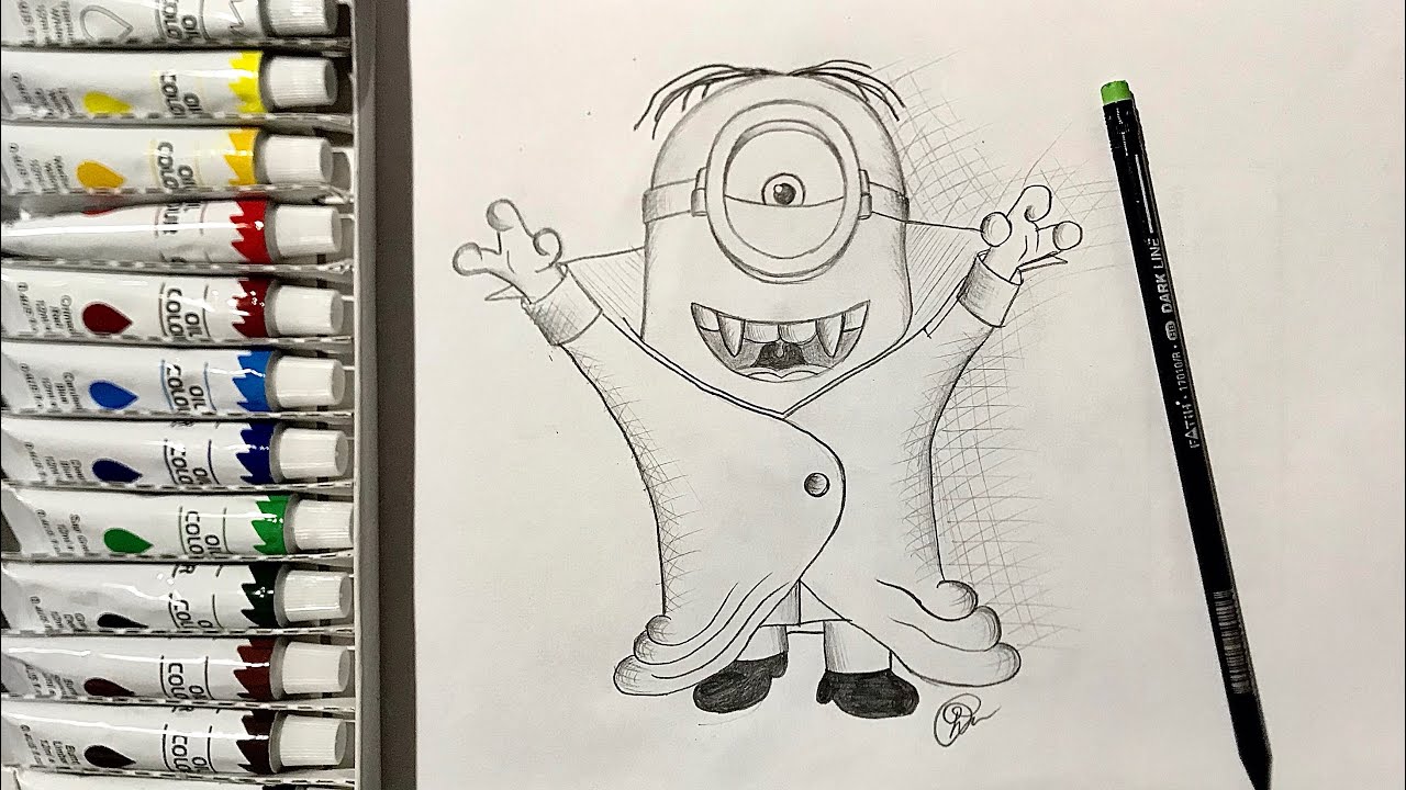 How To Draw Vampire Minion