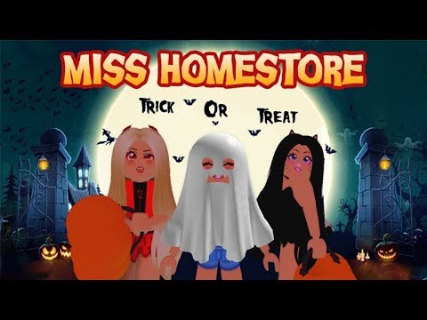 Miss Homestore Welcome To Spookyville Candy Hunt Part 1 Youtube - all eggs for miss homestore roblox