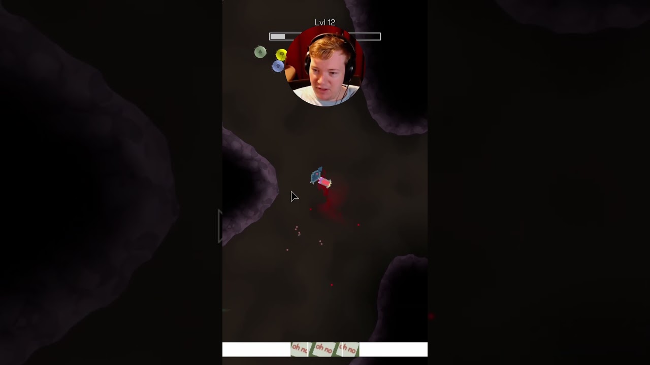 Facing off against huge creatures at the start of 