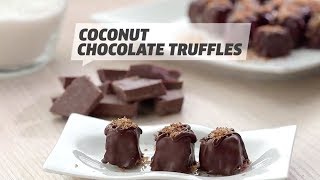 How To Make Coconut Chocolate Truffles
