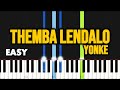 Oncemore Six - Themba Lendalo Yonke | EASY PIANO TUTORIAL by SAPiano