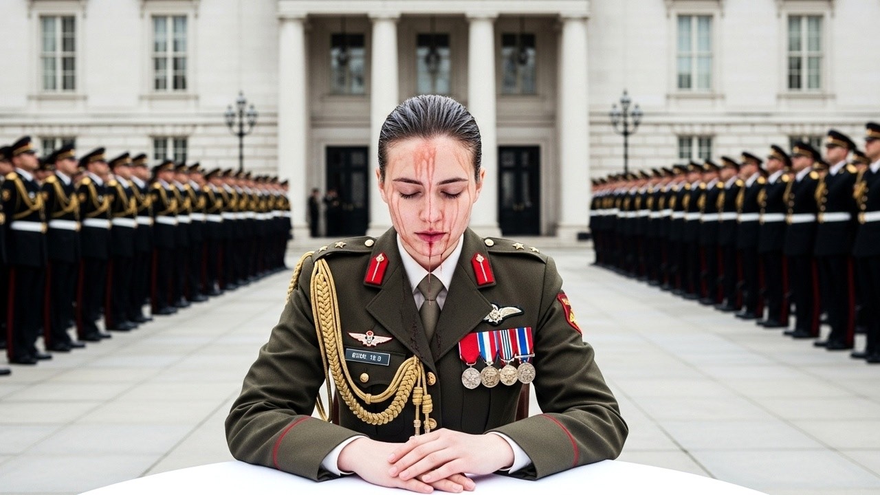 Na bankiecie oblały ją winem; okazała się generałem, którego nie spodziewano się zobaczyć