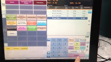 Closing a transaction on the ViViPOS II