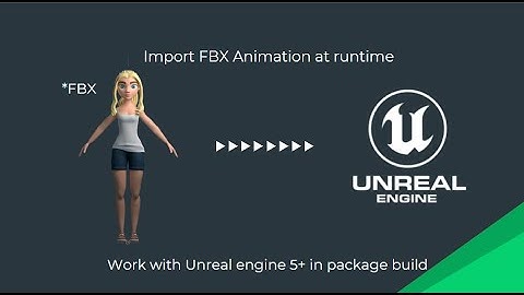 Import FBX Animation at runtime in unreal engine 5+ || Blueprint and C++ support || glTFRuntimeFBX
