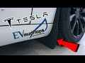 Tesla Model 3 Paint problem = Check out the solution: Ev Mud Flaps!