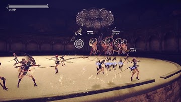 Nier Automata: No Chips, Hard Mode, 20 LVL 99 Yorha Units, No damage