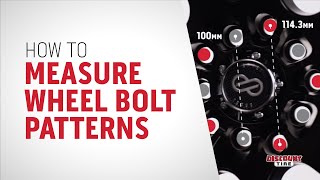 how to measure a wheel bolt pattern