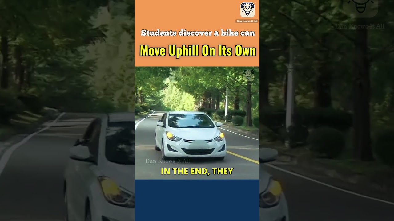Студенты обнаружили, что велосипед может самостоятельно подниматься в гору.