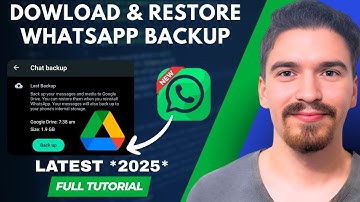 How to Restore Backup in Whatsapp From Google Drive (2025)