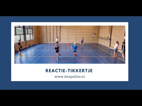 Verstrikking Keizer Verblinding Reactie-Tikkertje in de gymles | De Spelles | www.despelles.nl - YouTube