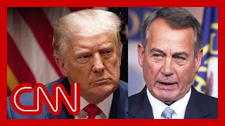 Boehner Levels Stunning Charge Against Trump Boehner Levels Stunning Charge Against Trump