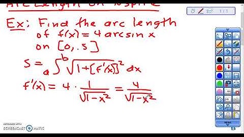 AP Calc BC Arc Length on Nspire