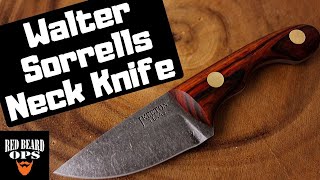 Making the @WalterSorrellsBlades  Neck Knife  2019