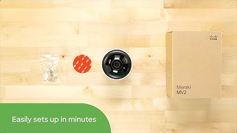 Unboxing the Cisco Meraki MV2 Smart Camera