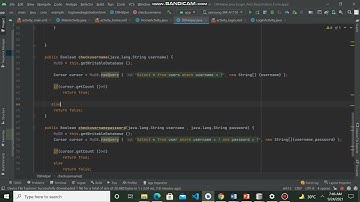 Login and Registration Form in java using SQLite Database