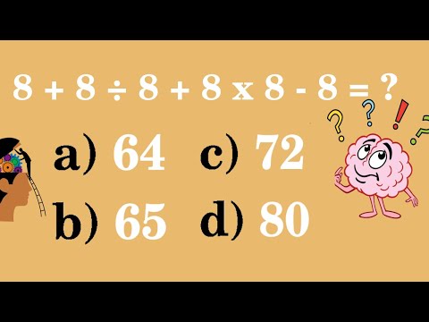 Solve the equation 8+8/8+8x8-8 | Puzzle answer