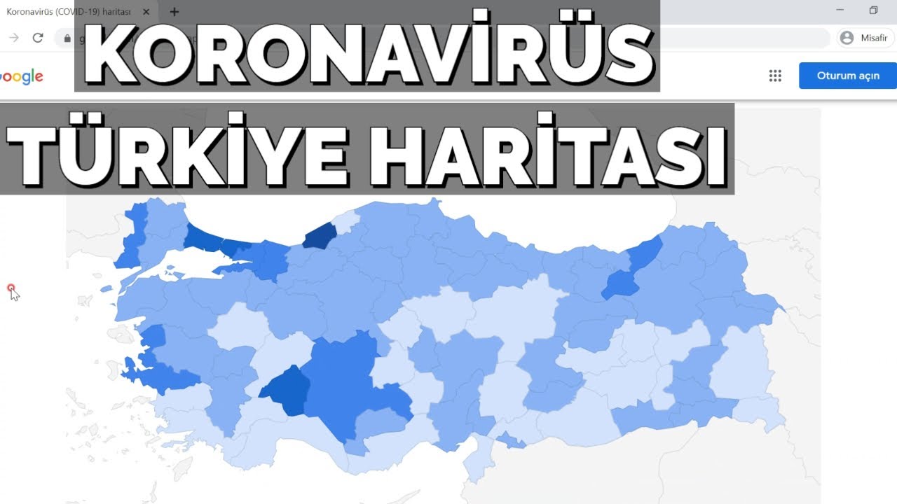 Il Il Koronavirus Turkiye Haritasi Youtube