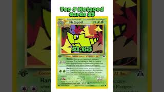 Top 5 Most Expensive Metapod Pokémon Cards Ever #pokemon #pokemoncards #rarepokemoncards #pokémon