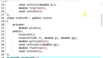 NNLT C++ - Thực hành - Buổi 5: Kế thừa - Bài 1