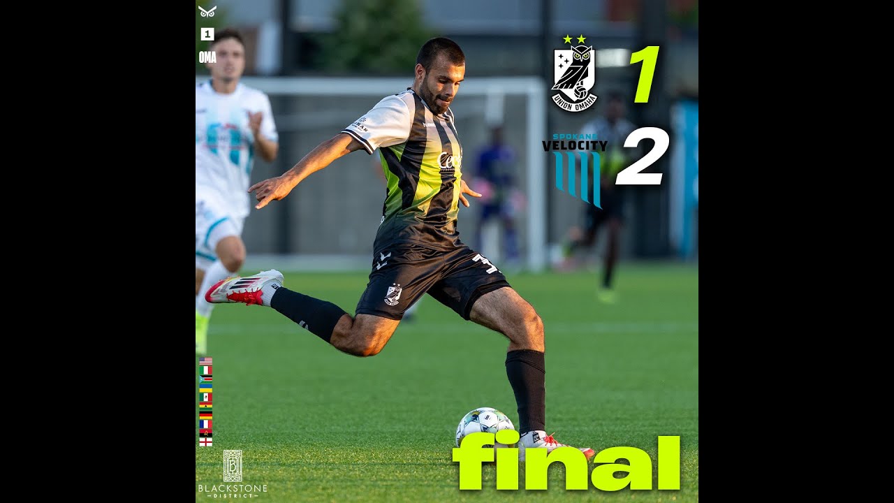 Union Omaha Highlights vs. Spokane Velocity FC