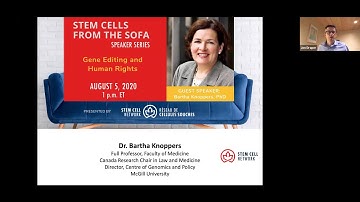 Stem Cells from the Sofa Speaker Series: Dr. Bartha Knoppers