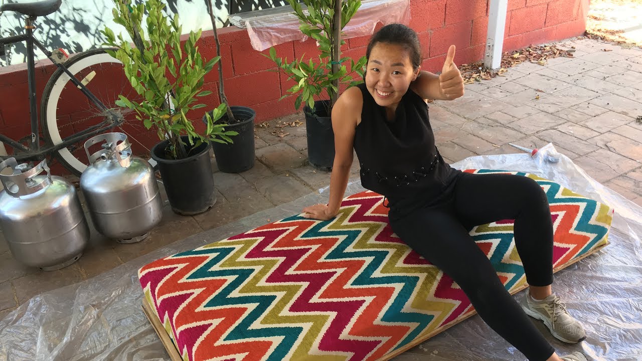 How To Make New Custom Airstream Couch Cushions How To Make New Custom Airstream Couch Cushions