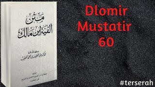 Alfiyyah Ibnu Malik bait 60 // Dlomir Mustatir //