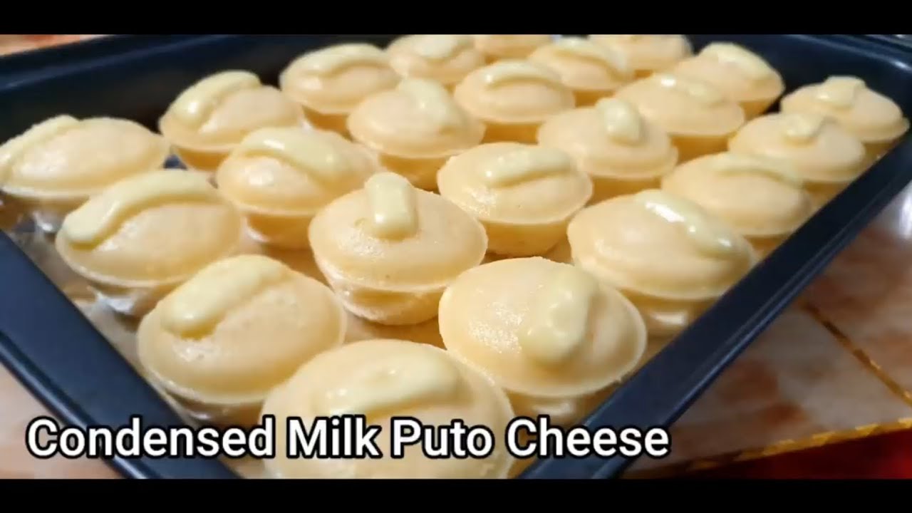 MASARAP NA CONDENSED MILK PUTO CHEESE YouTube