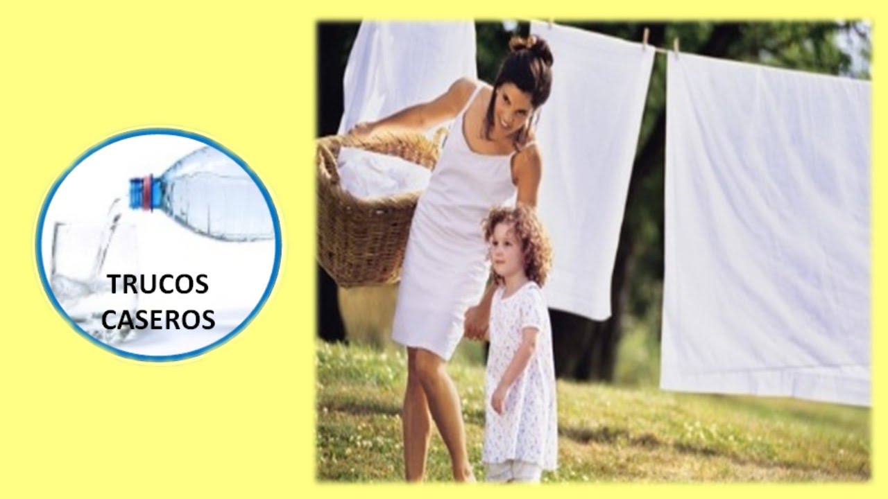 Trucos para blanquear la ropa blanca - Productos naturales para tu ropa. lavarropas