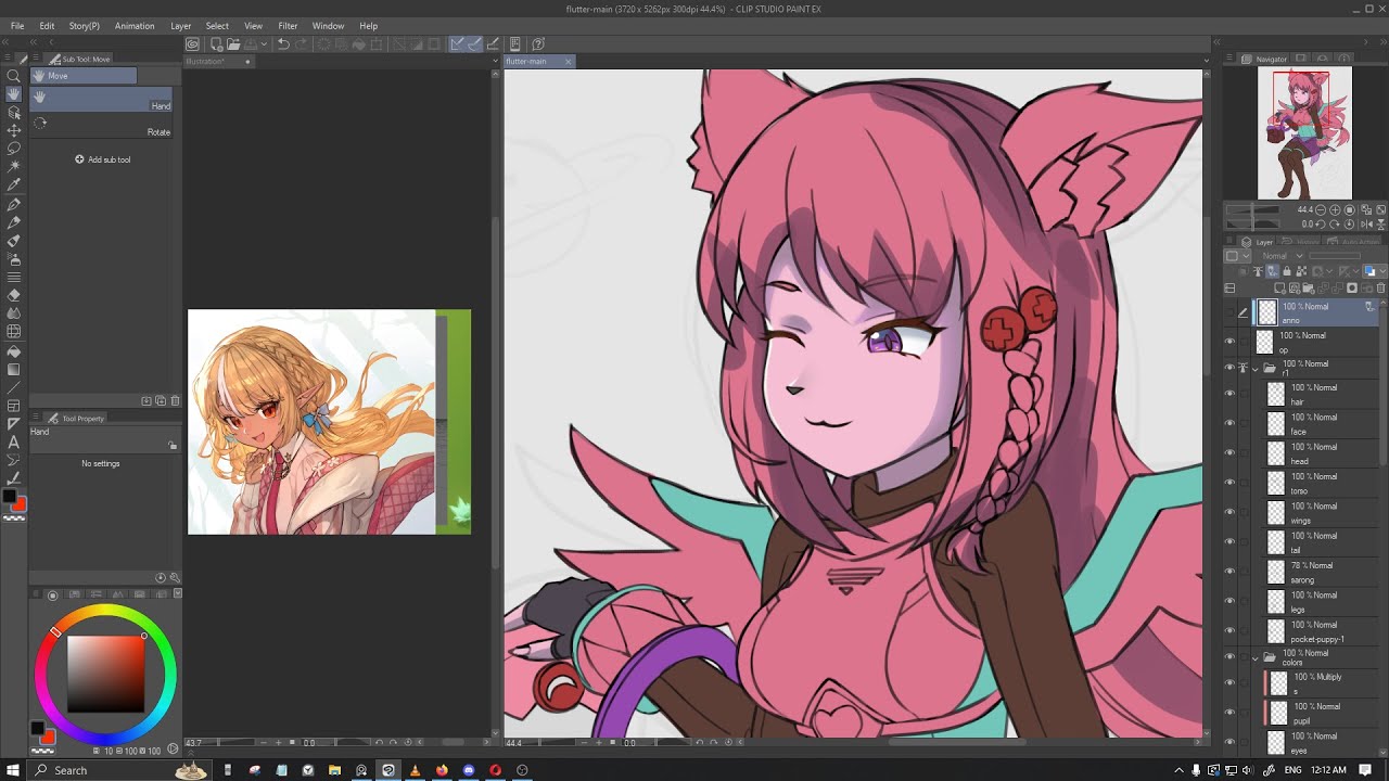 Drawing a commission (Flutter) Part 2 - YouTube
