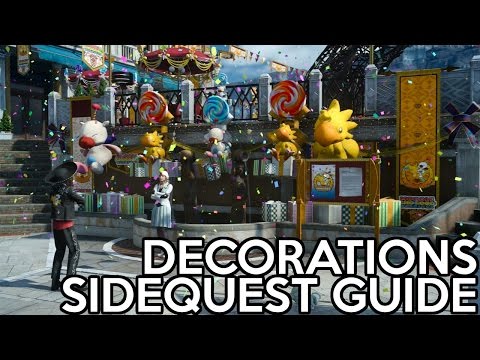 Vídeo: Final Fantasy 15 - Decoraciones: Soluciones Decodificadas Para Fuente, Plaza Y Escalera En Listro Park