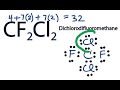 Lewis Structure of CF2Cl2 Concepts