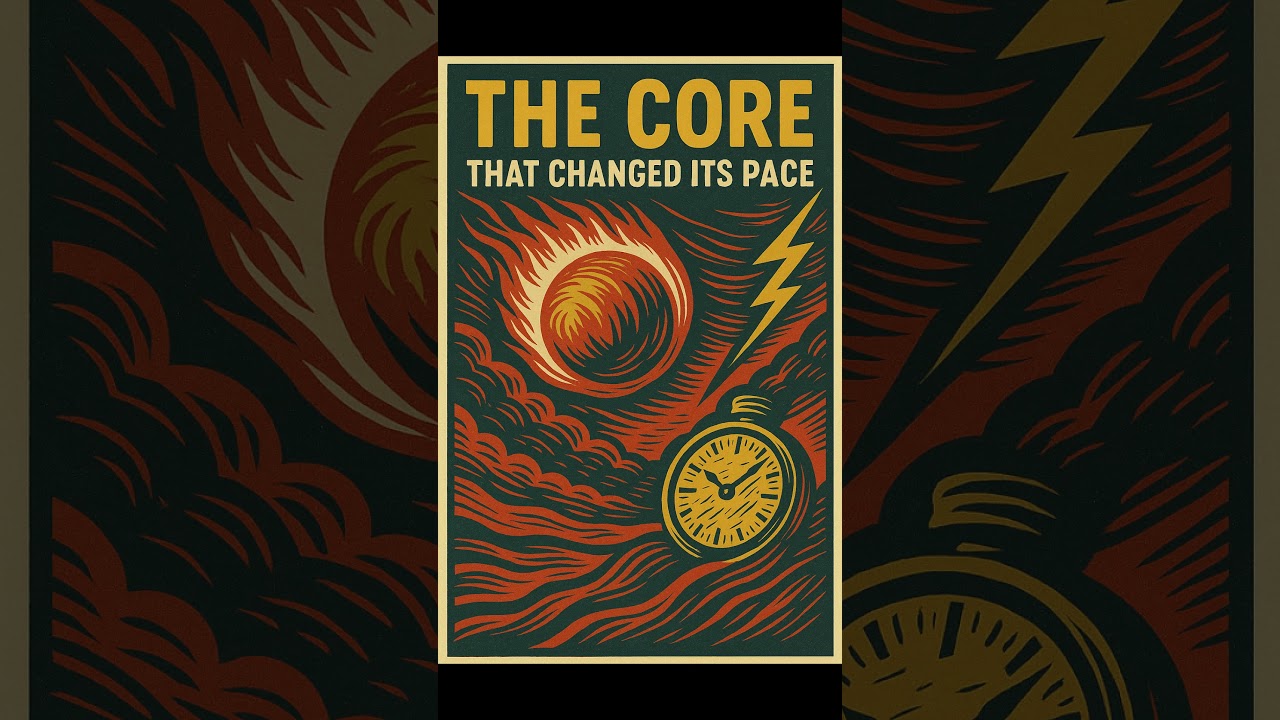The Core Changed Its Pace #earth #rotation