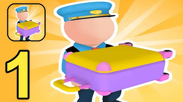 Airport Rush 3D - Gameplay Walkthrough Part 1 Intro,Tutorial ( Android,iOS )