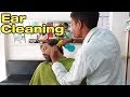 Ear cleaning intense head massage with neck cracking by Vikram | Indian Massage