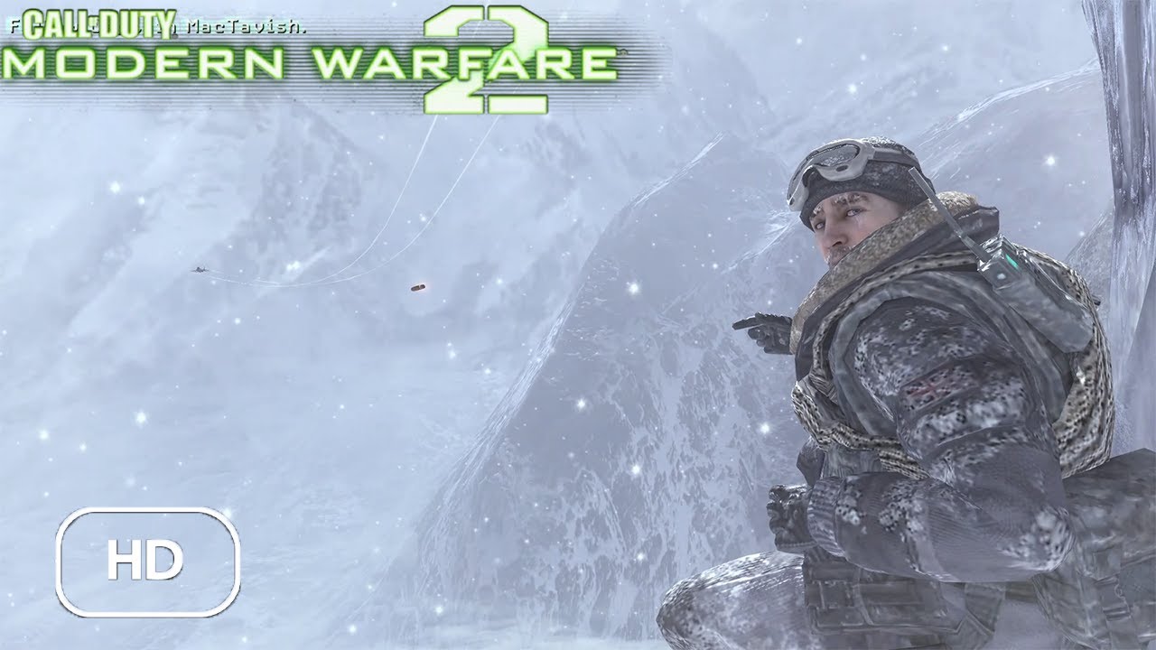 CALL OF DUTY MODERN WARFARE 2 - Cliffhanger story mission full HD ...