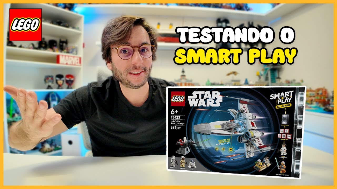 TESTEI o LEGO SMART Play! Star Wars X-Wing do Luke (75423)