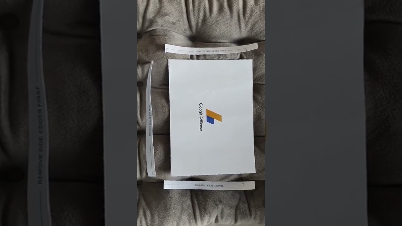 🤓✅how to open google adsense PIN after receiving and remove side edges inside looks 