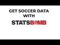 How to get soccer  football data with the statsbomb api